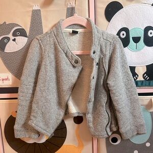 Baby Gap - Moto Style Zip up Sweatshirt - 3T